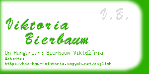 viktoria bierbaum business card